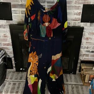 Anthropologie Farm Rio Frances jumpsuit